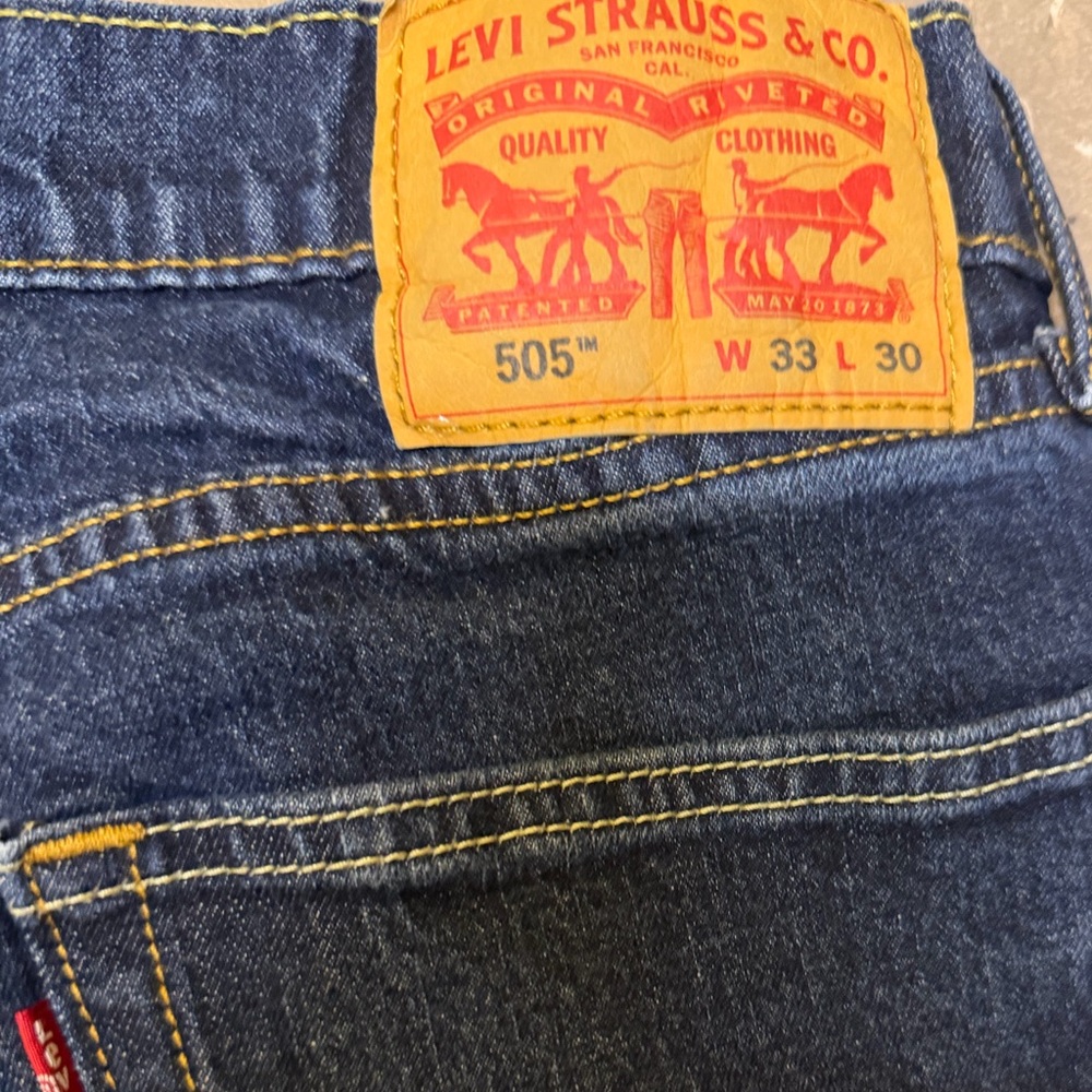 Levi's 505 blue denim jeans - Picture 5 of 5